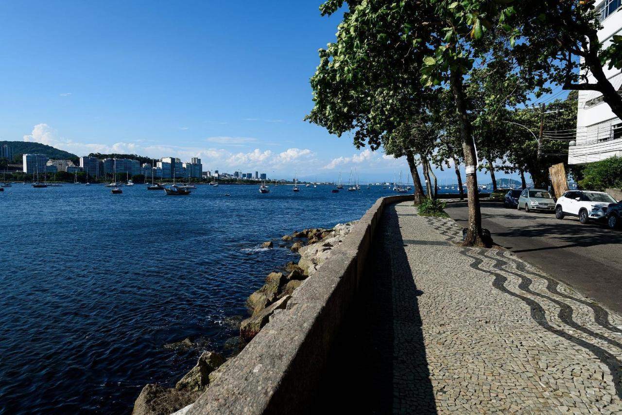 2 Quartos Na Urca Com Vista Para Baia De Guanabara A 700M Pao De Acucar Com Cozinha Completa E Wi-Fi - Bares, Restaurantes E Comercio Local A Poucos Metros 里约热内卢 外观 照片